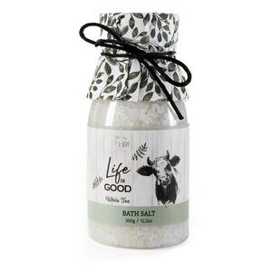 Life is Good White Tea Bath Salts For Women 12.2oz